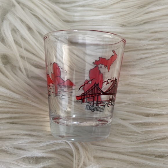 State Michigan shot glass bar alcohol glass collection shooter cocktail beer - Picture 6 of 11